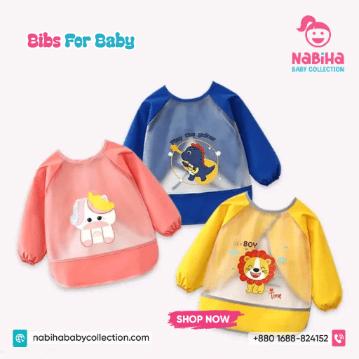 Kids Waterproof Cartoon Bibs